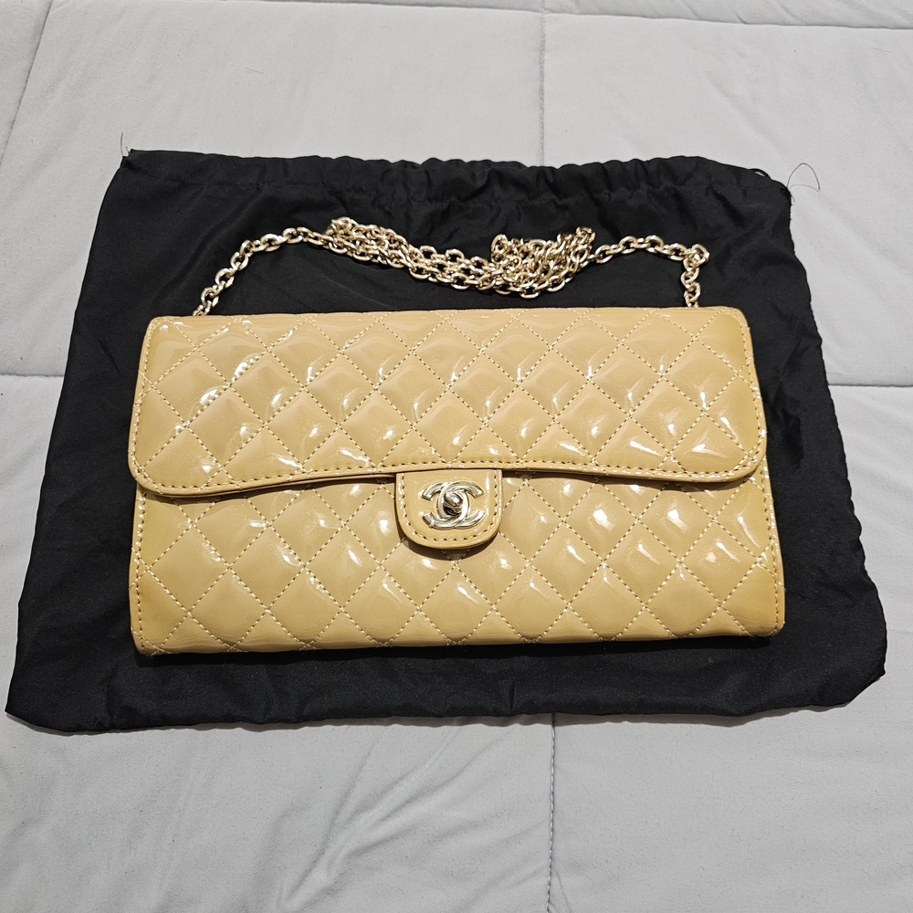 Inspired Quilted Leather Chain Bag